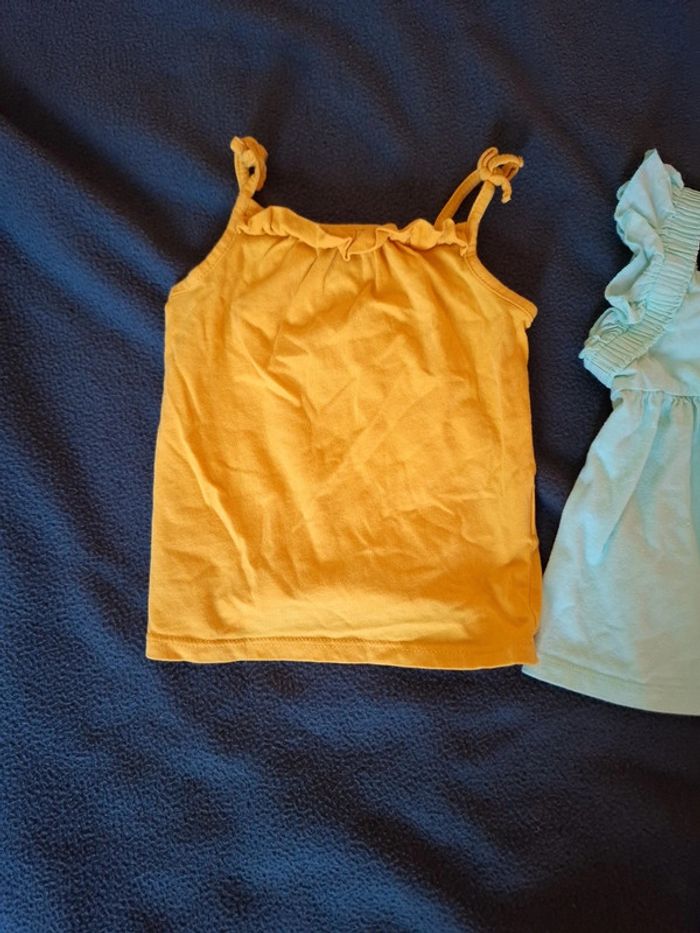 Lot de 2 débardeurs bébé - photo numéro 2
