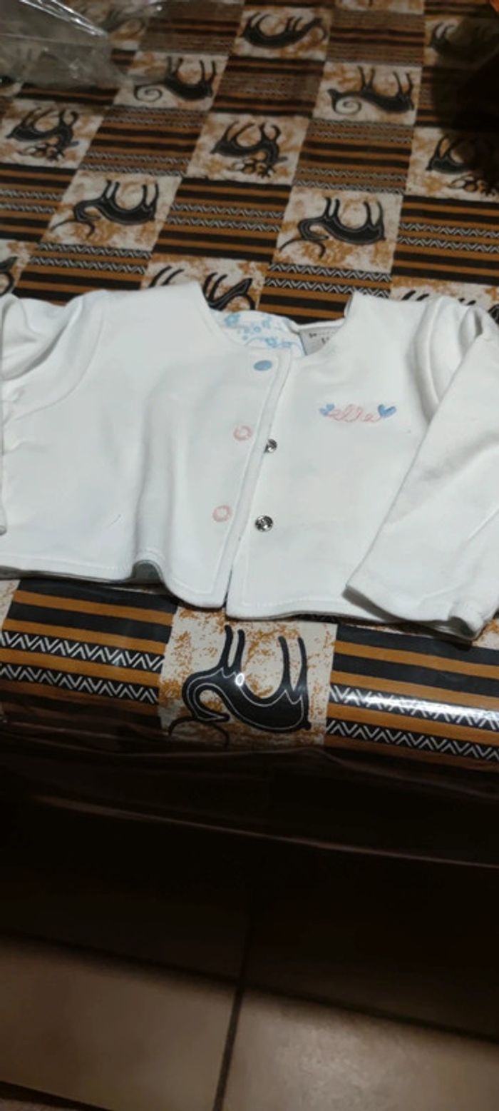 Ensemble robe de 3 sets fille 0/3 mois Neuf Elle - photo numéro 4