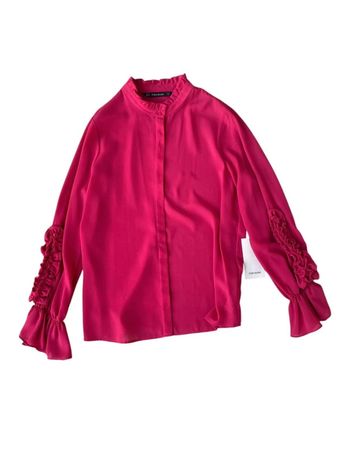 Chemisier fluide fushia taille S Zara neuf avec étiquette