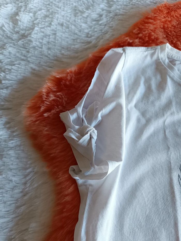 Tshirt manches courtes évasées plumes 🪶 T. XL _ Clockhouse - photo numéro 4