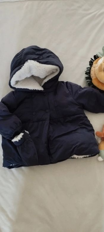 Manteau bleu 18 mois