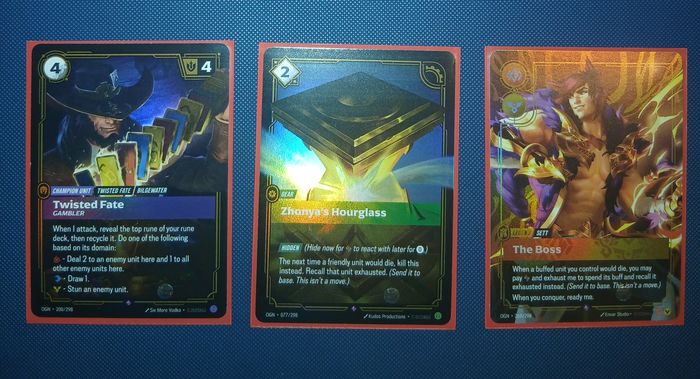 ✨RIFTBOUND Lot cartes Origins – RARE FOIL - 1ère édition OGN✨