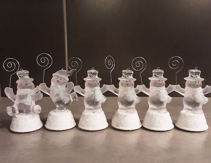 Ensemble figurines porte messages