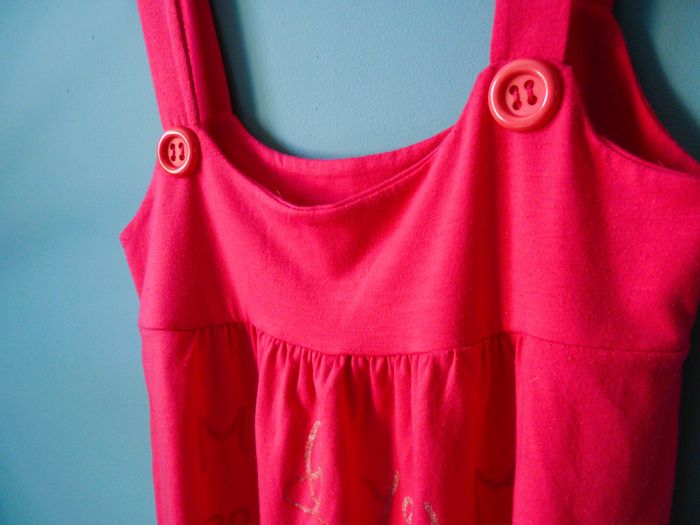 T-shirt debardeur Femme Gémo 38 M Rose fuschia TBE collection été - photo numéro 2
