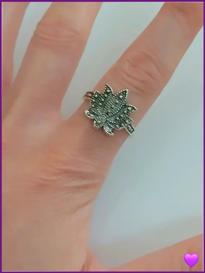 Bague lotus femme argenté en acier inoxydable - photo numéro 2