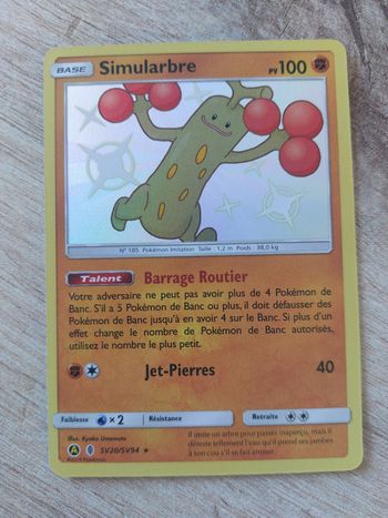 Carte pokemon Shiny Simularbre SV20/SV94 Destinées occultes