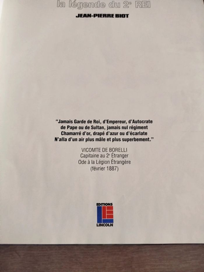Livre légion la légende du 2e REI - photo numéro 5
