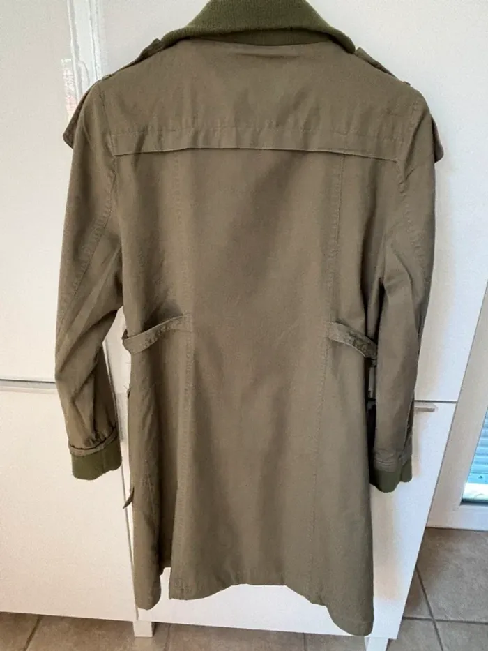 Veste coton kaki Antognini taille S - photo numéro 2