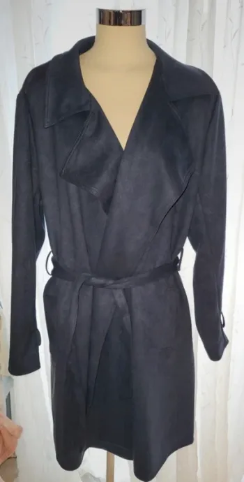 Magnifique manteau long suédine _doux et confortable 50