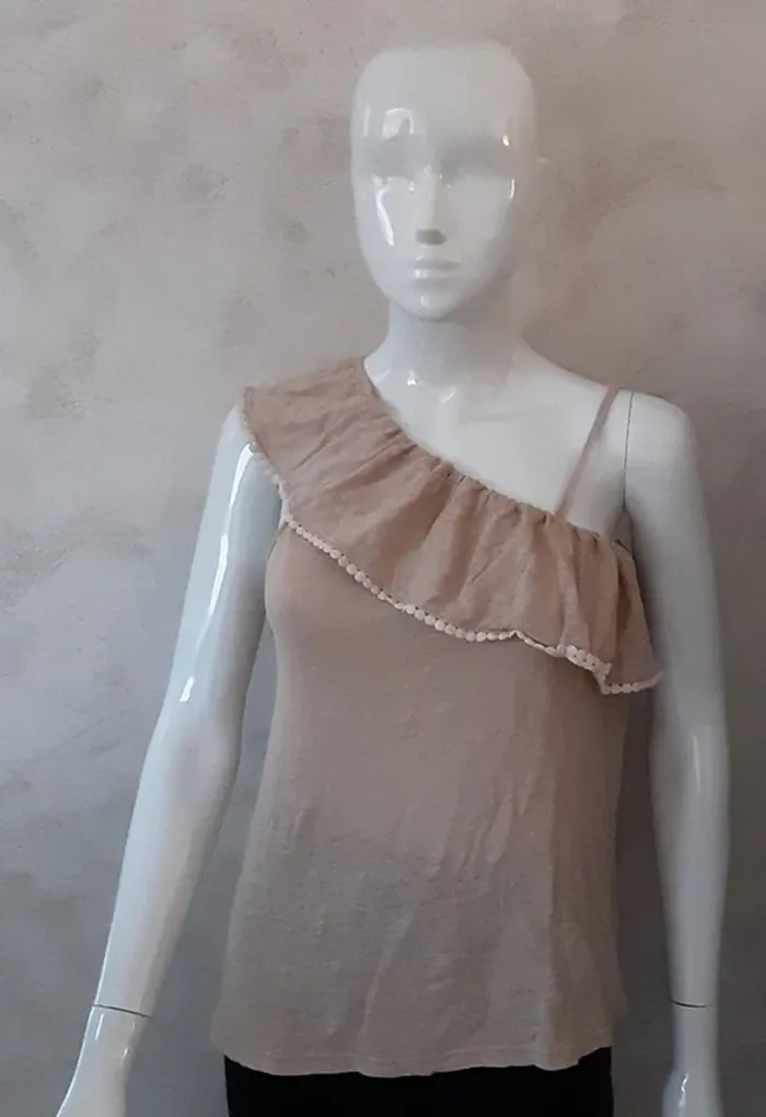 haut et t-shirt Louise Misha crème taille S