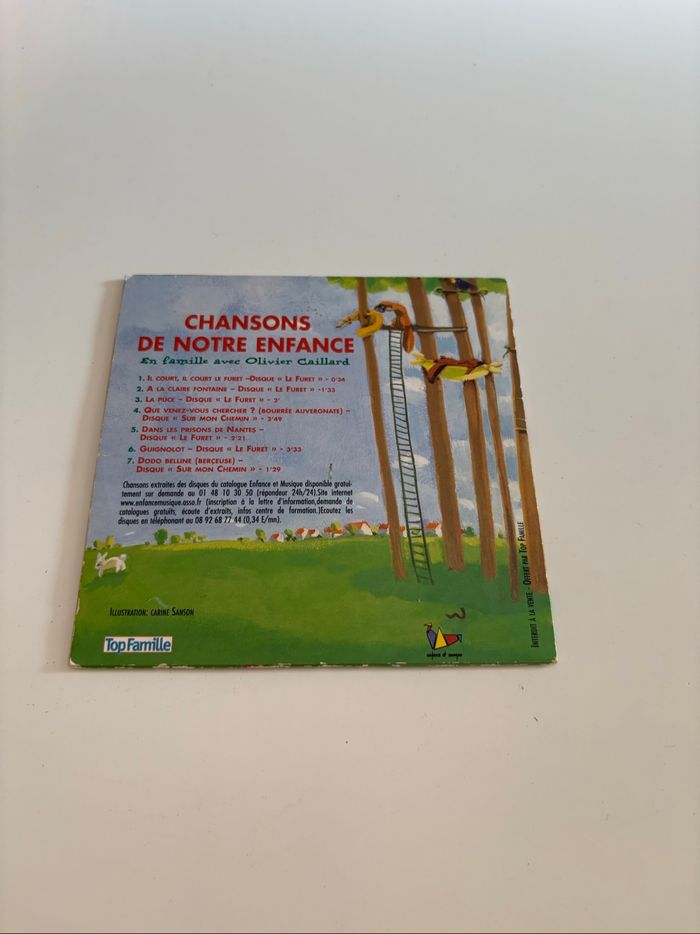 CD enfant - Chanson de notre enfance d’Olivier Caillard - photo numéro 2
