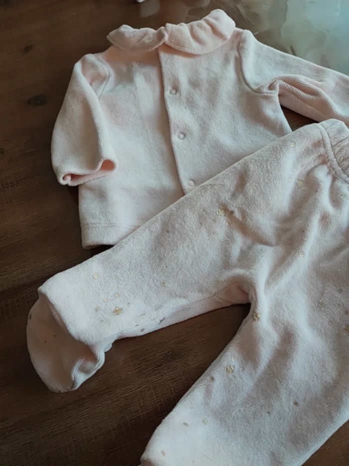 Pyjama 2 pièces rose - photo numéro 6