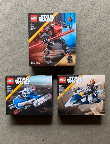 Lot X3 Lego Star Wars 75391 + 75400 + 75411 NEUF