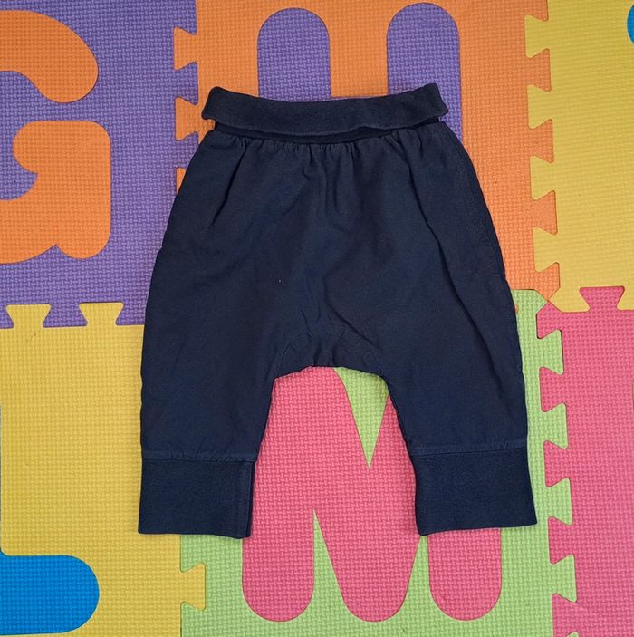 Pantalon jogging bleu marine, bout'chou, taille 6 mois (67 cm) - photo numéro 2