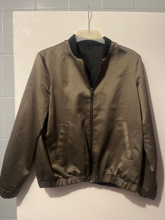 Blouson lège femme satinée