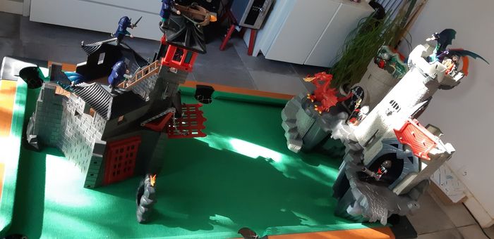 Lot château et citadelle dragons Playmobil