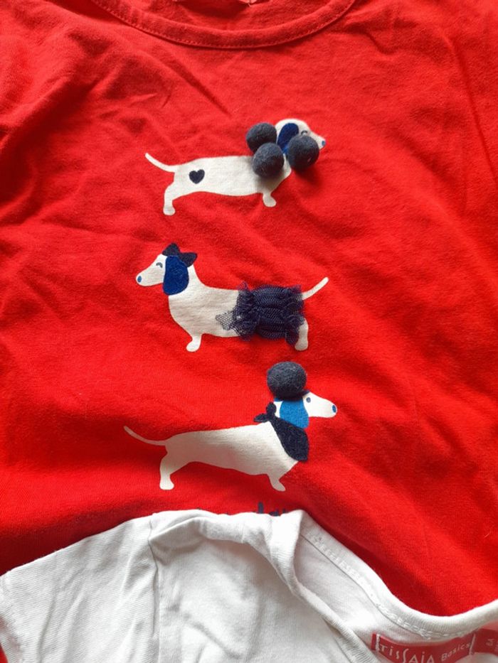 2 T.shirts Tissaia 6 ans - photo numéro 4