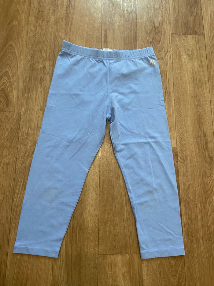 Legging bleu ciel fille 6 ans