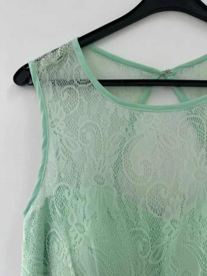 Robe vert d eau cocktail - photo numéro 2