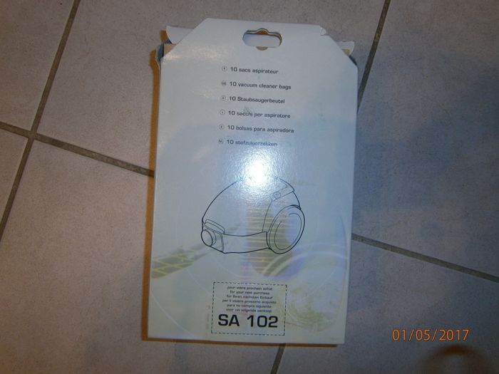 Boîte de 10 sacs aspirateur pour divers modèles - photo numéro 2