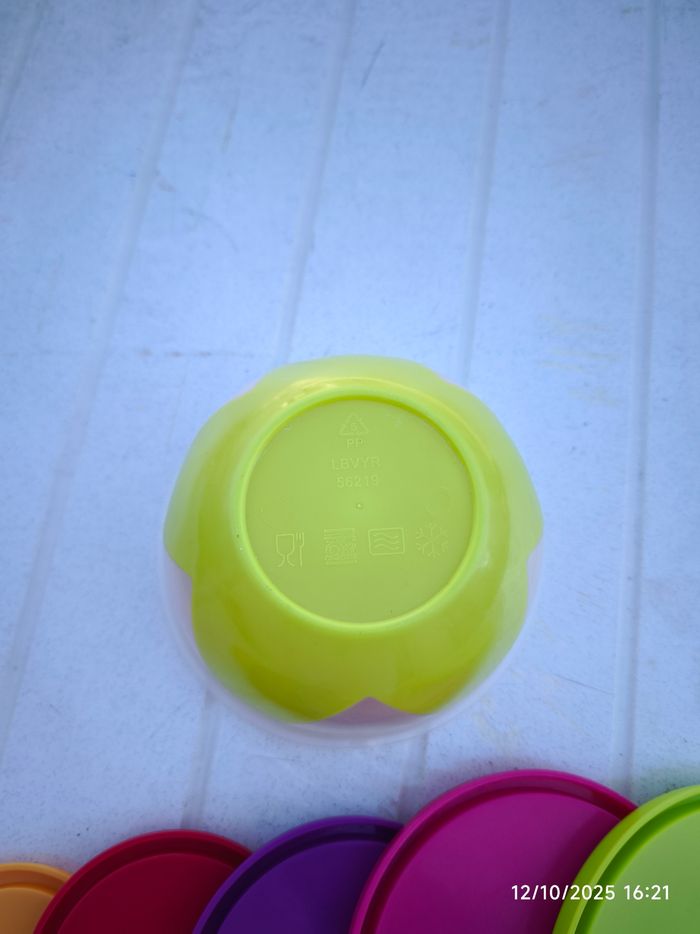 Lot tupperware gigogne colorés - photo numéro 6