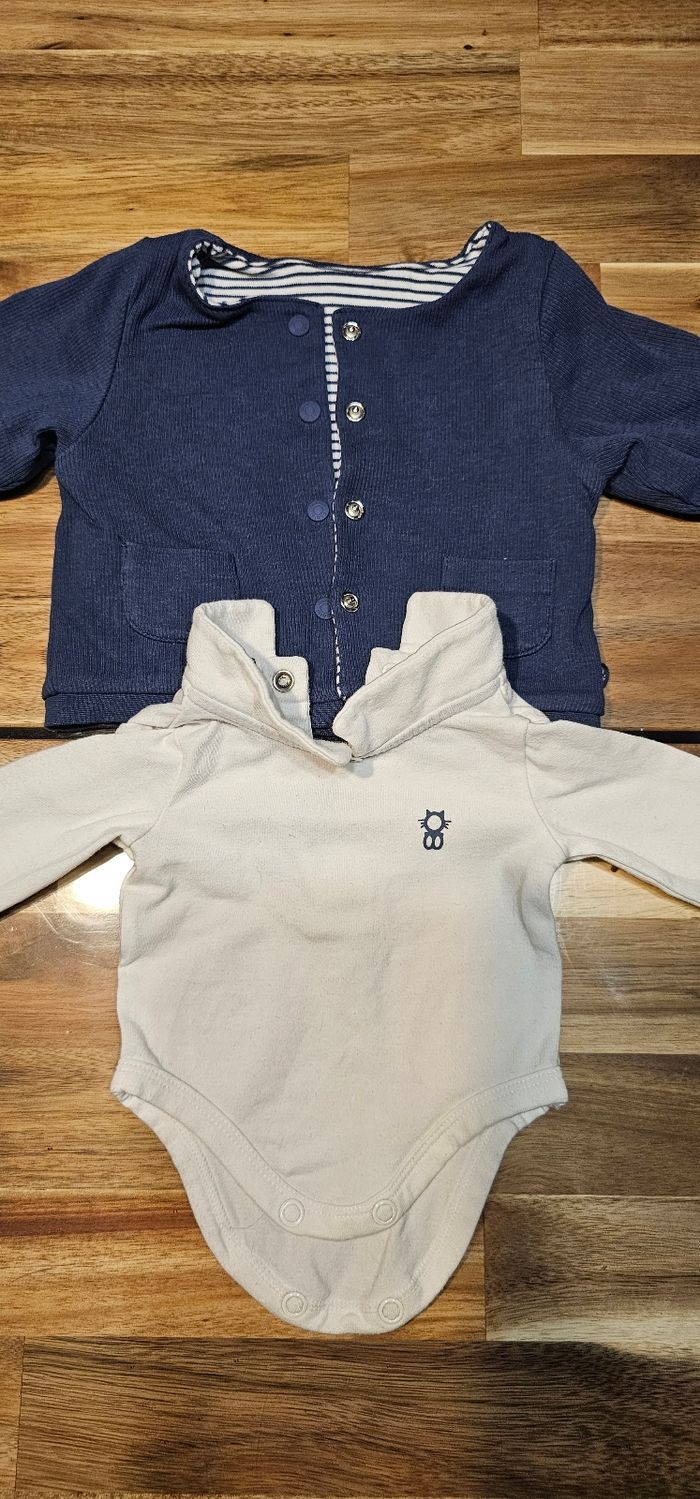 Ensemble bodies et petit gilet