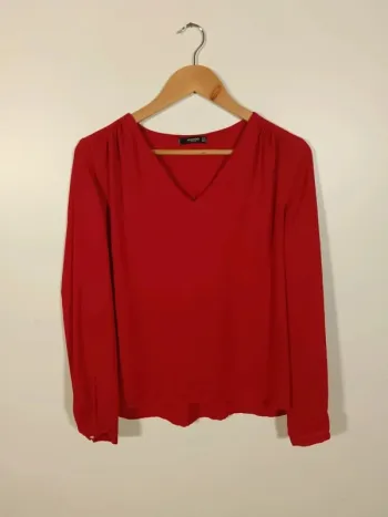 Blouse rouge Mango 36