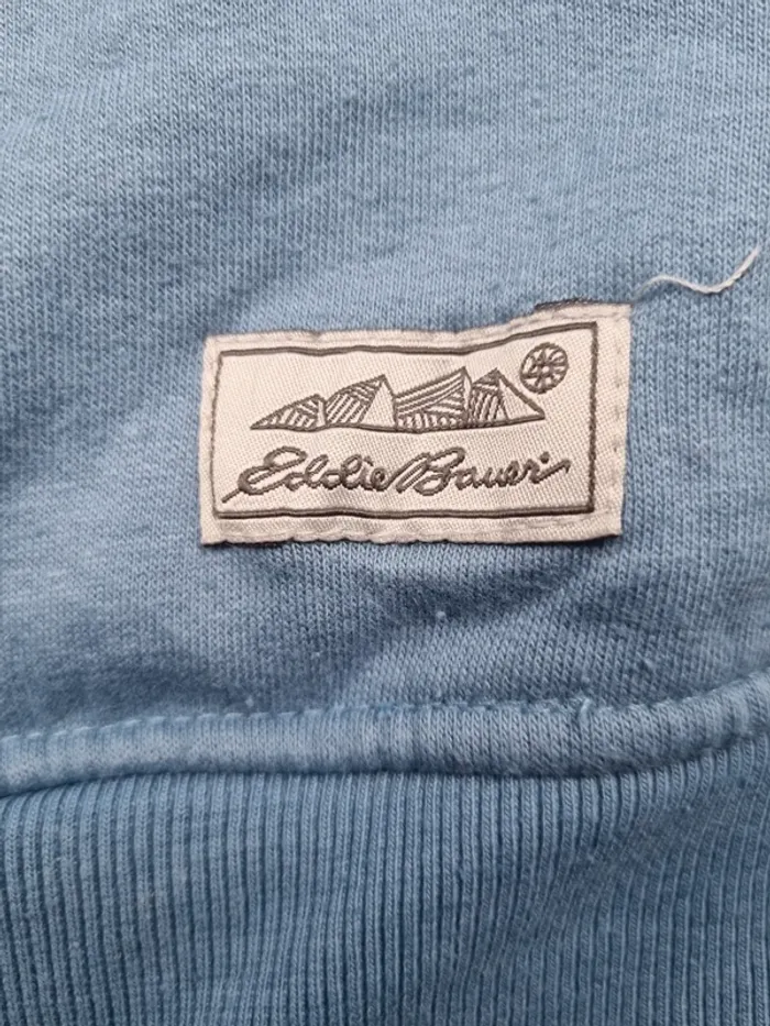 Sweat à capuche Eddie Bauer bleu – Taille M Homme (mesures en photos) - photo numéro 10