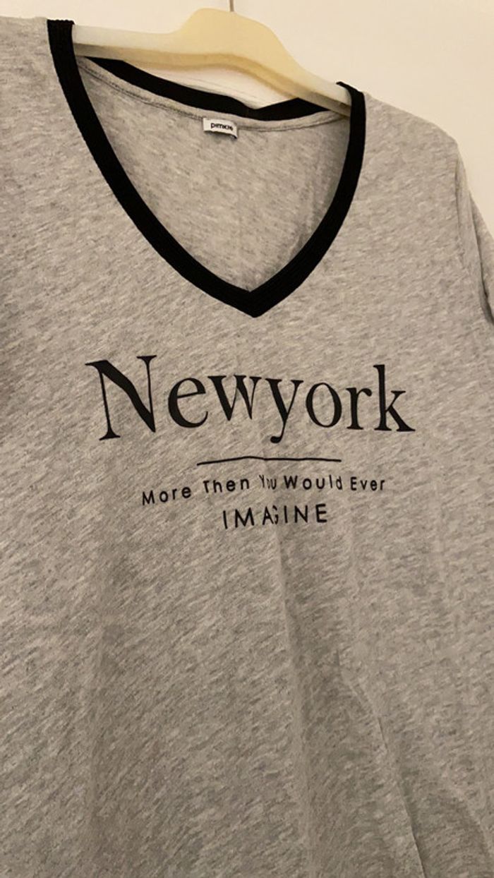 Tee shirt gris - photo numéro 2