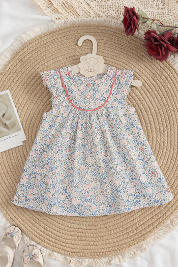Robe bébé fille fleurie 6 mois - Sergent Major - Etat impeccable