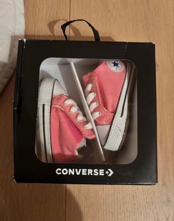 Converse basket bebe rose