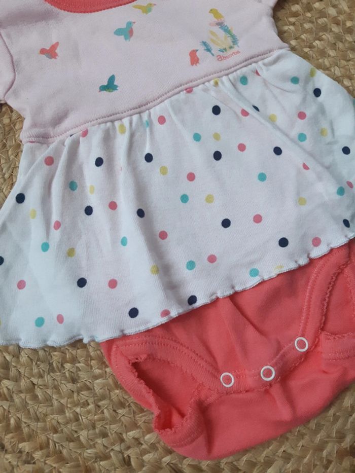 Robe manches courtes Absorba 3 mois - photo numéro 3