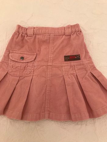 Jupe en velours côtelé rose 4 Ans