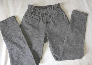 Pantalon taille haute fille 10 ans