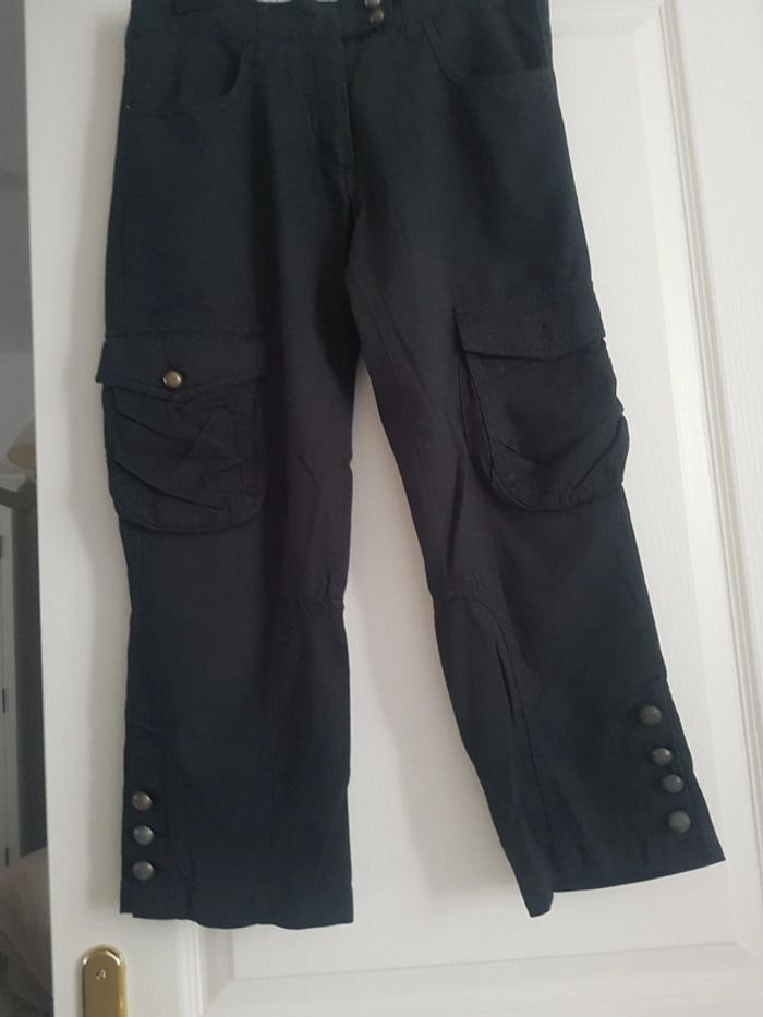 Pantalon corsaire noir Émoi by Emonite t. 36 - photo numéro 2