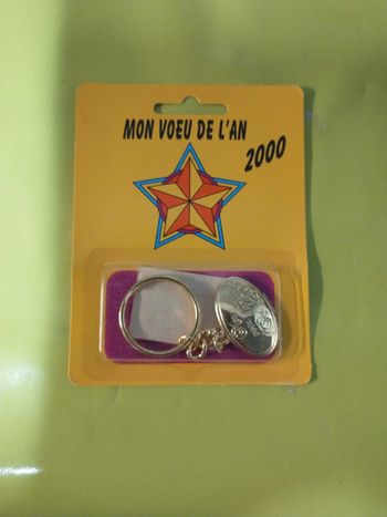 Porte-clé mon vœux de l'an 2000