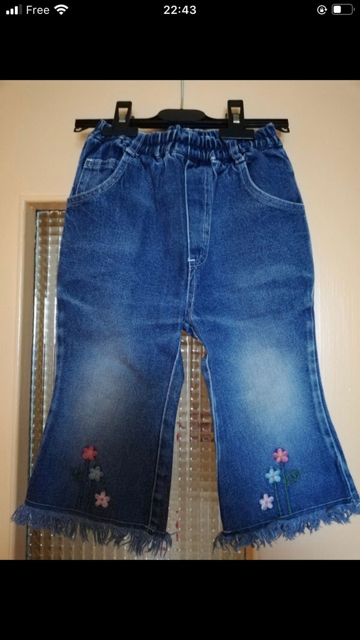 Jean fleuri