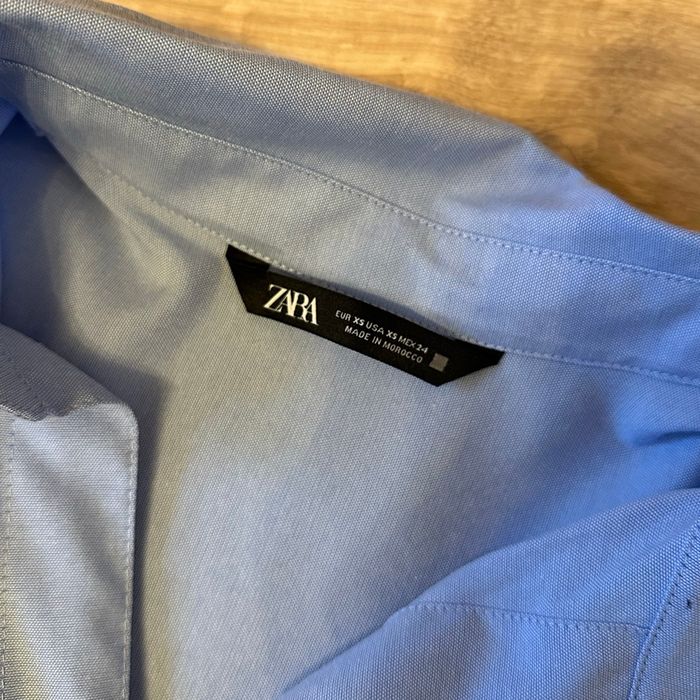 Chemise Zara Bleu - photo numéro 5