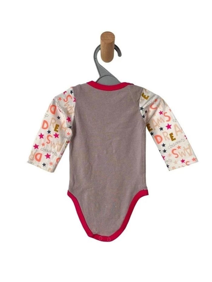 LOT de 2 bodies à manches longues à étoiles - 3 mois (60cm) - photo numéro 5