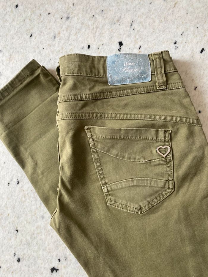 Pantalon kaki taille basse Please L - photo numéro 5