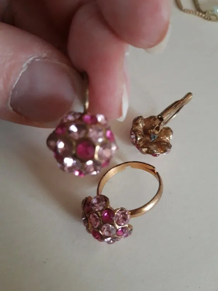 Lot boucles d'oreilles et bague fantaisies - photo numéro 3