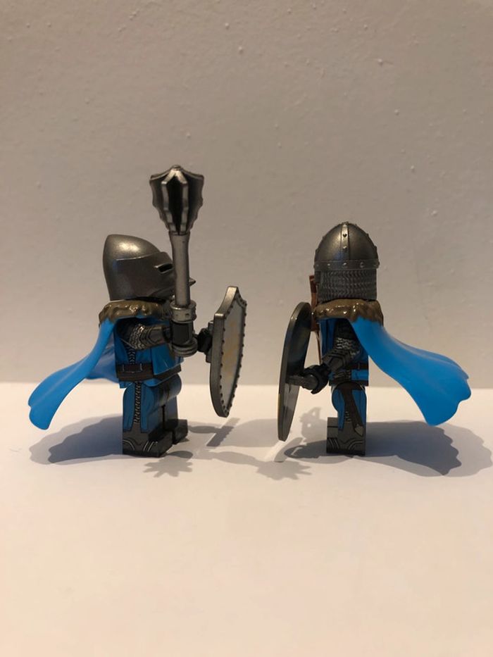 Figurine type lego 4 soldats templiers. Templiers - photo numéro 7