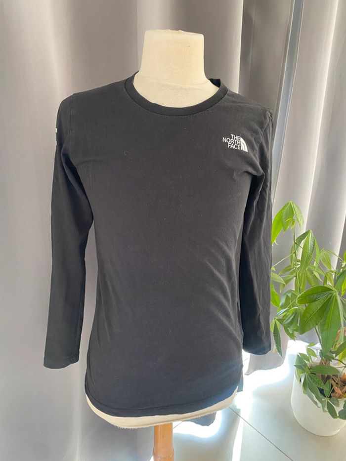 T shirt manches longues the north face noir - photo numéro 2