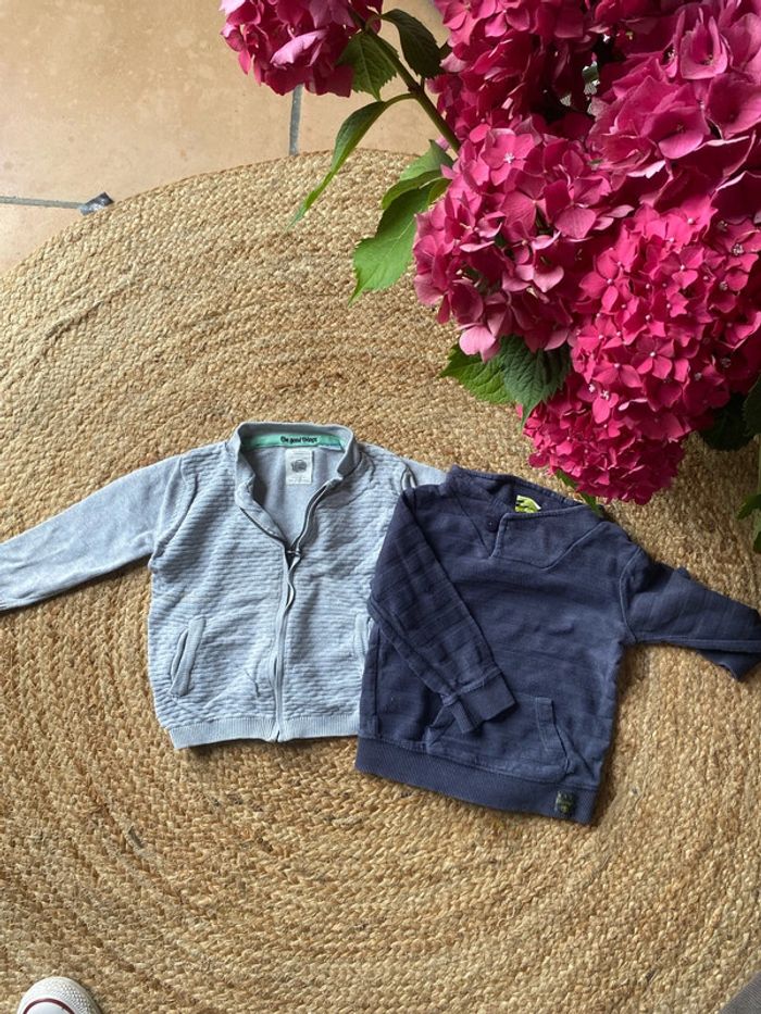 Gilet et pull garçon 18 mois