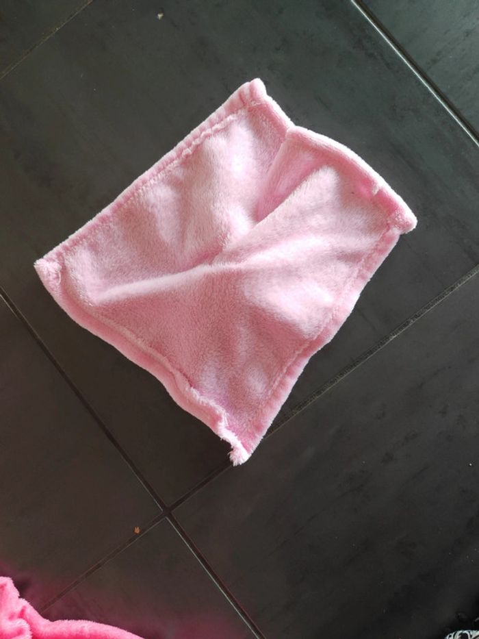 Doudou renard rose couronne - photo numéro 3