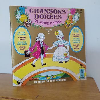 Vinyle pour enfants : Chansons dorées de notre enfance vol 3 