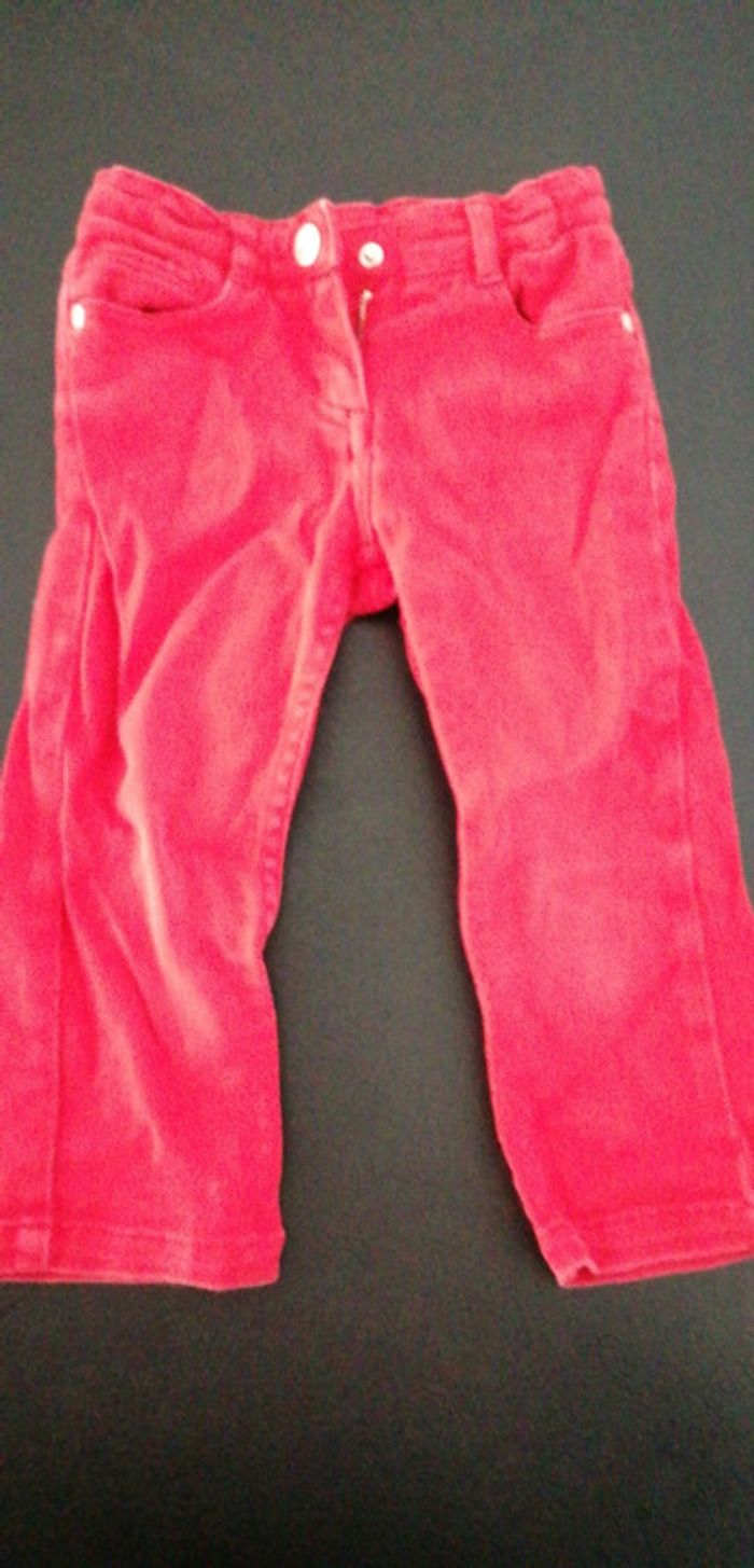 Pantalon rouge fille