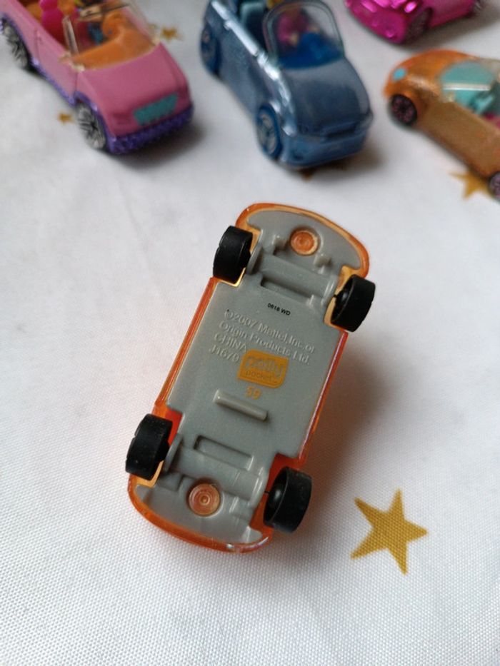 Voiture car Polly pocket miniature mini poupée doll 58 34 12 1 36 59 rose bleu orange violette - photo numéro 4