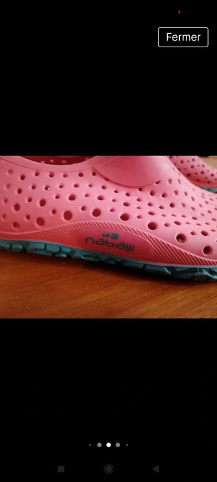 Chaussures de plage ou piscine pointure 31/32 - photo numéro 3