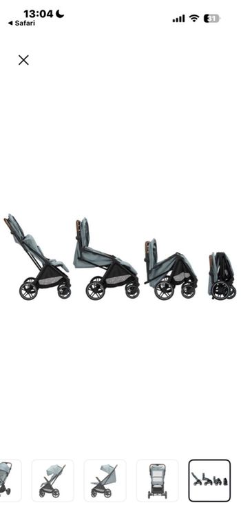 Poussette bébé confort modèle INDRA